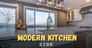 modern kitchen sink